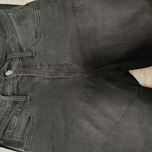 Madewell Black Denim Button-Front Jeans